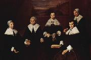 Frans Hals Gruppenportrat der Regentinnen des Altfrauenhospitzes in Haarlem oil